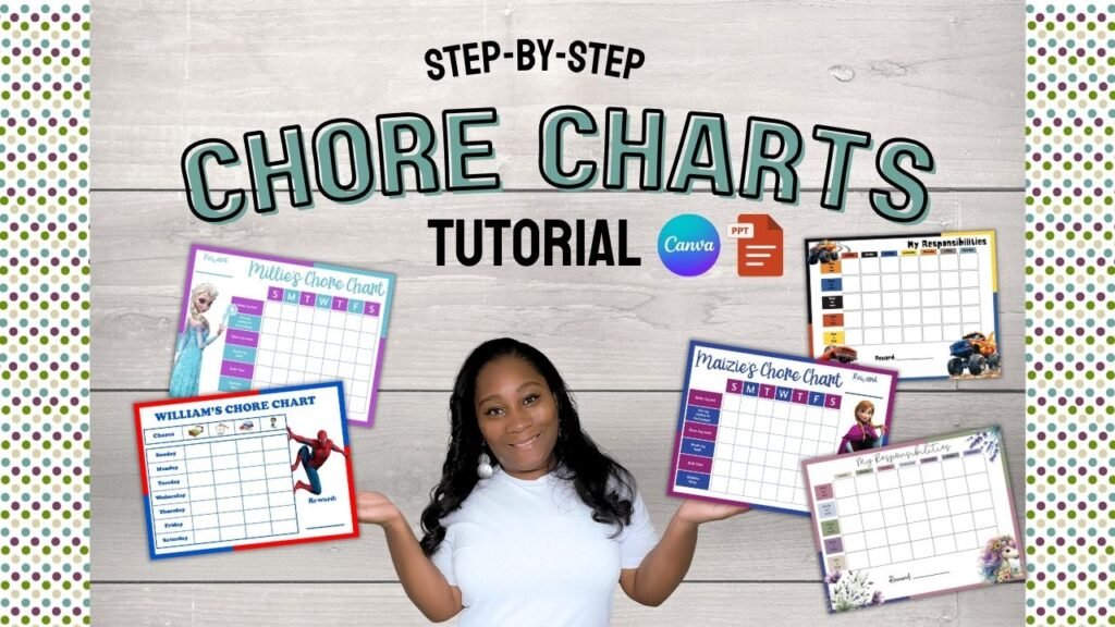 How to Make an Editable Chore Chart for Kids