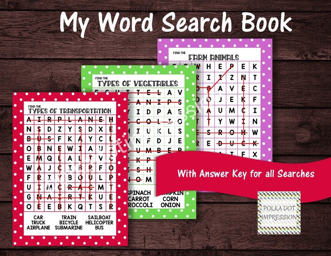My Word Search Book for Children - Image 2