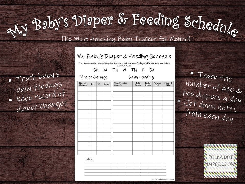 Bundle: My Baby Feeding and Diaper Trackers - Image 2