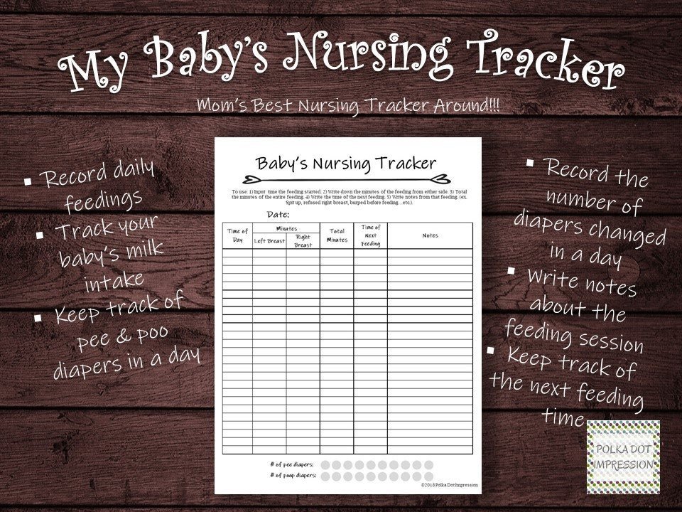 Bundle: My Baby Feeding and Diaper Trackers - Image 3