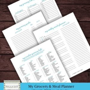 My Blue Grocery & Meal Planner