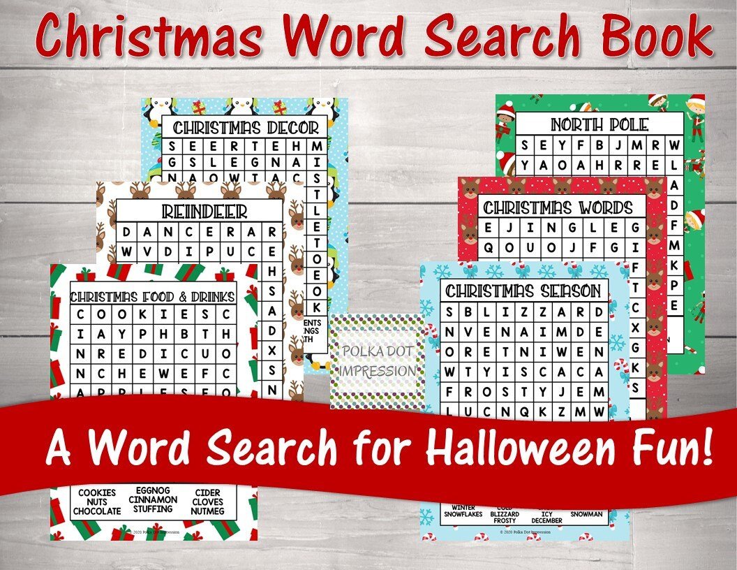 Christmas Word Search Book for Children - Image 3