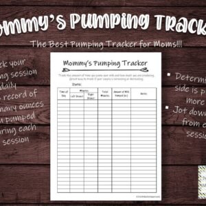 Mommy’s Pumping Tracker