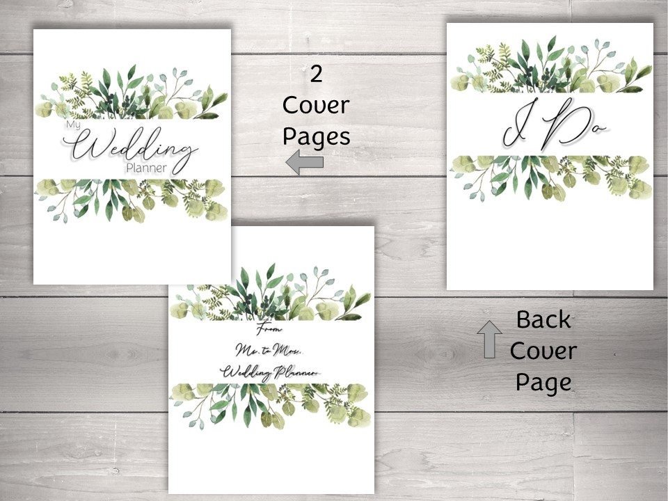 Eucalyptus Wedding Planner | 20-Page Printable - Image 3