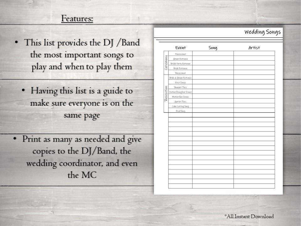 Wedding Songs List - Image 2