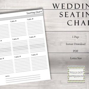 Wedding Seating Chart