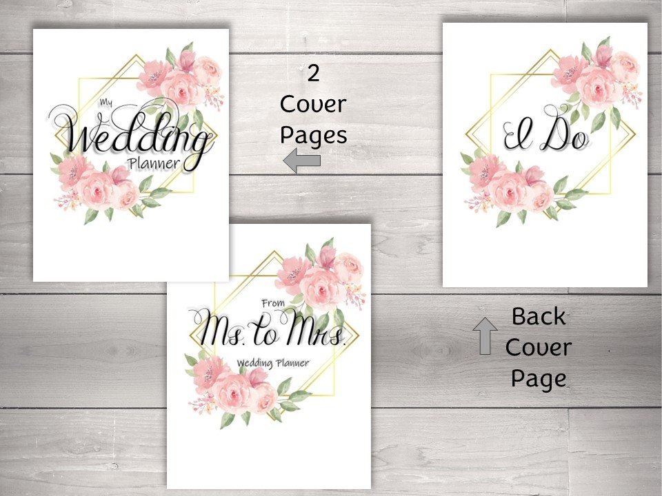 Pink Peony Wedding Planner | 20-Page Printable - Image 3