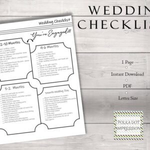 Wedding Checklist