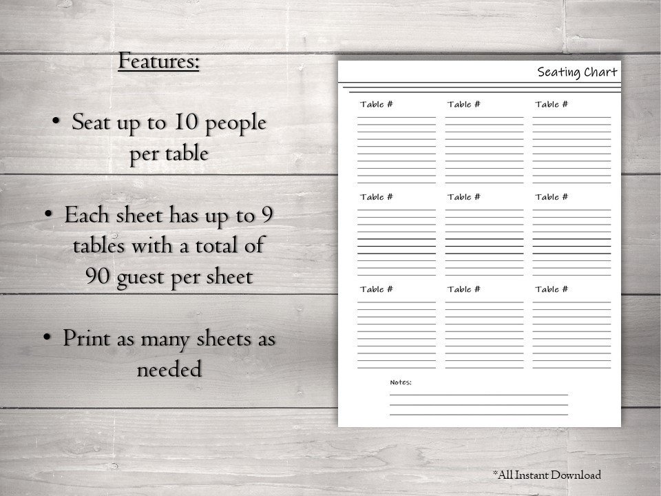 Wedding Seating Chart - Image 2
