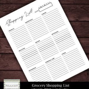 Grocery Planning