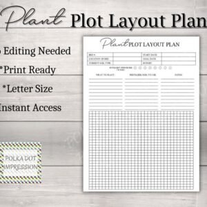 Plant Plot Layout Plan