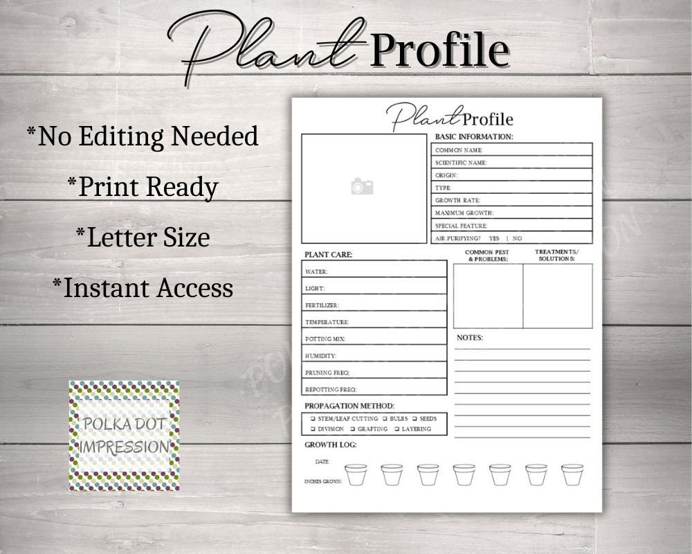My Plant Profile Guide - Image 3