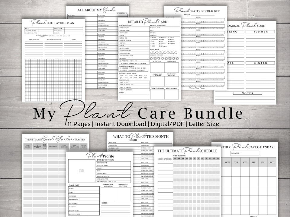My Plant Profile Bundle
