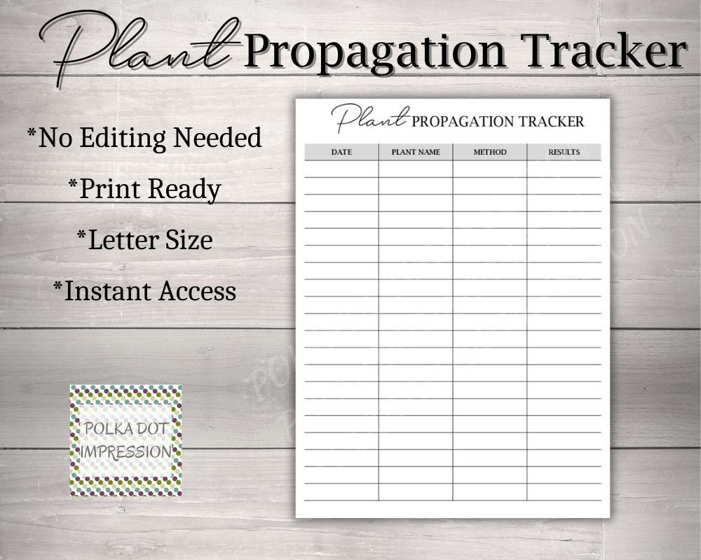 Plant Propagation Tracker