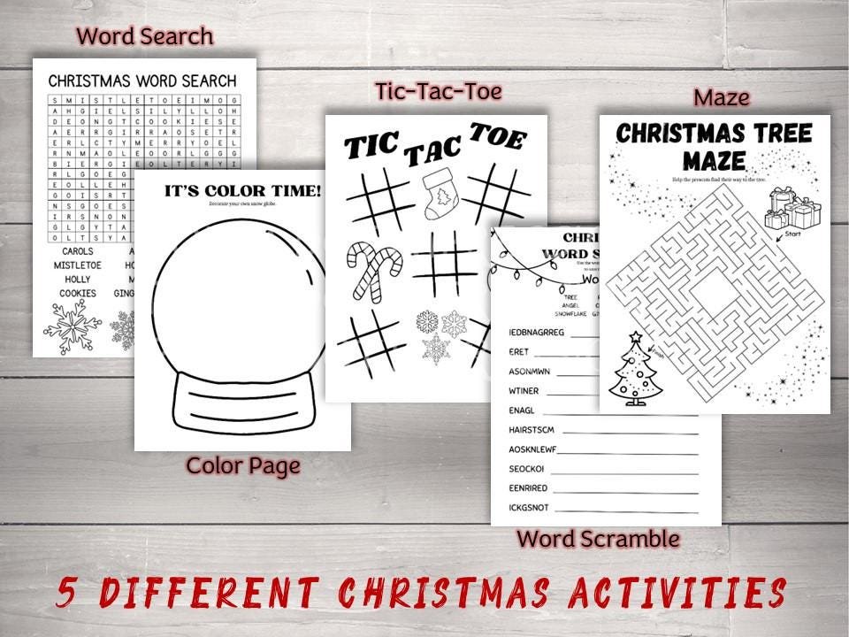 Christmas Activity Bundle for Children - Image 4