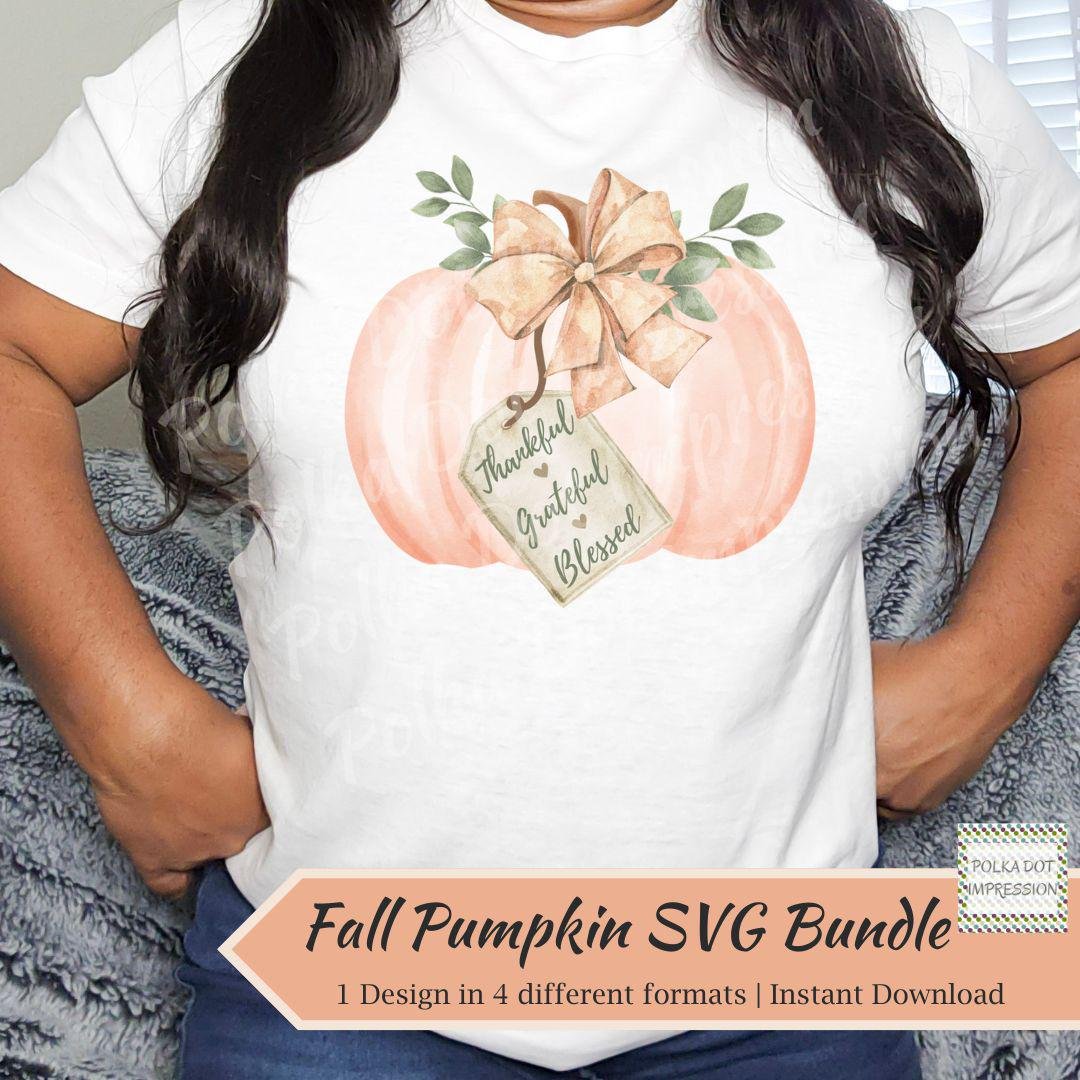 Fall Pumpkin SVG Bundle for Shirts