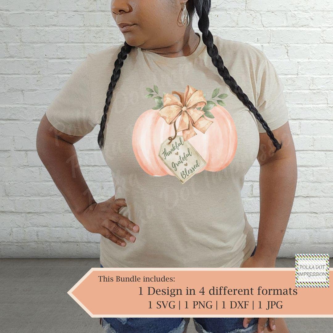 Fall Pumpkin SVG Bundle for Shirts - Image 4