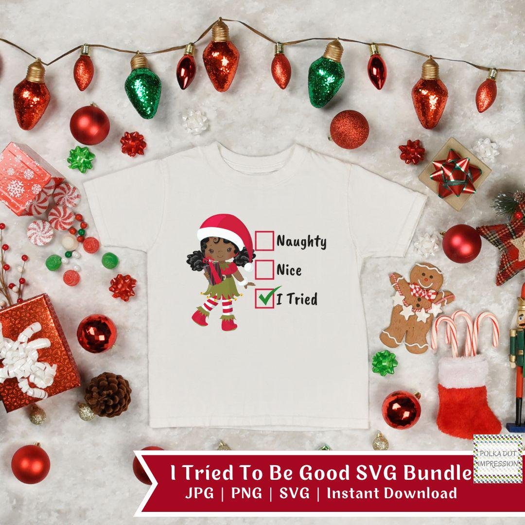 I Tried To Be Good SVG Bundle for Shirts - Image 4