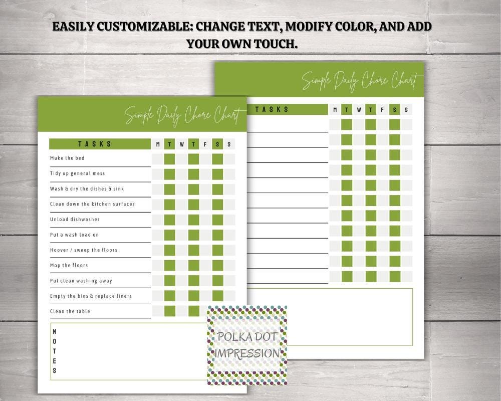 Simply Daily Chore Chart - Image 2