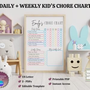 Kids Chore Chart Printable