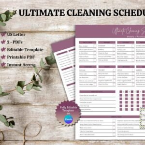 Ultimate Cleaning Schedule Printable